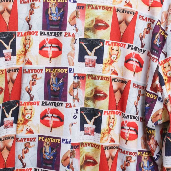 Playboy x Yandy Romper Women 2X Magazine All Over Print - Picture 8 of 11